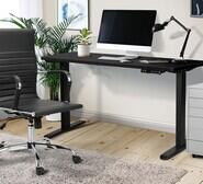 Wendie 140Cm Electric Standing Desk Black