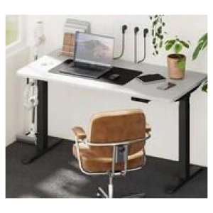 Wendie 140Cm & White Wireless Electric Standing Desk Black