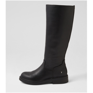 Windsor Smith Backfire Ws Black Smooth Black Boots Womens Shoes Casual Long Boots