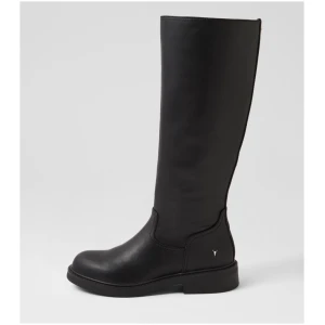 Windsor Smith Backfire Ws Black Smooth Black Boots Womens Shoes Casual Long Boots