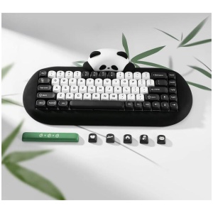 YUNZII C68 Panda Wireless Mechanical Keyboard (Black) (Panda Switch)