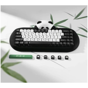 YUNZII C68 Panda Wireless Mechanical Keyboard (Black) (Panda Switch)