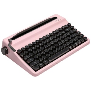 YUNZII QL75 Retro Typewriter Mechanical Keyboard (Pink) (Onyx Tactile Switch)