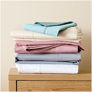 York 375TC Cotton Sateen Sheet Set - Queen