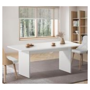 Zella 6 Seater Dining Table White