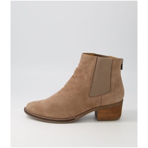 Ziera Eltham Xf Zr Taupe Tumble Nubuck Taupe Boots Womens Shoes Casual Ankle Boots