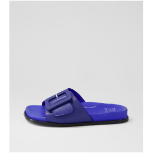 Ziera Hanyu W Zr Blue Leather Blue Sandals Womens Shoes Casual Sandals Flat Sandals