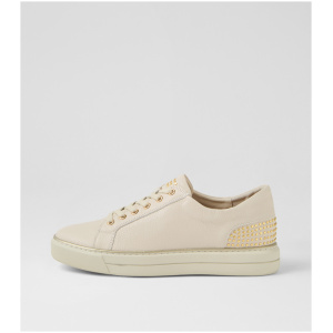 Ziera Kaiya W Zr Almond Tumble Leather Almond Sneakers Womens Shoes Casual Casual Sneakers