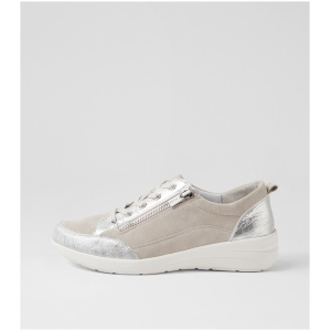 Ziera Nealley W Zr Silver Scribble Multi Silver Scribble Sneakers Womens Shoes Casual Casual Sneakers