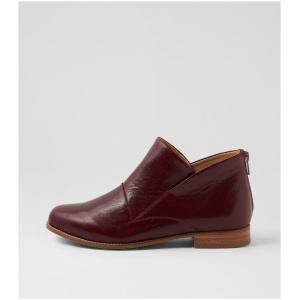 Ziera Thiem Xf Zr Burgundy Leather Burgundy Boots Womens Shoes Casual Ankle Boots