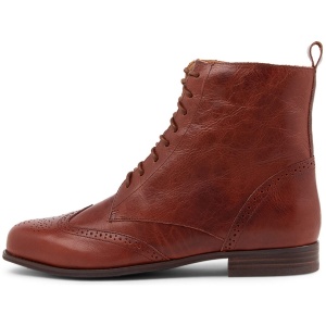Ziera Thron Xf Zr Cognac Leather Cognac Boots Womens Shoes Casual Ankle Boots