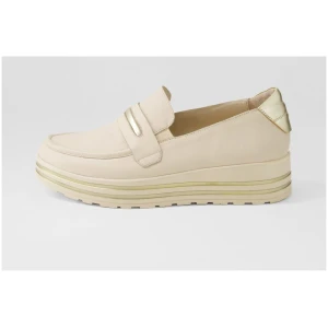 Ziera Vices Xf Zr Vanilla Pale Gold Leather Vanilla Pale Gold Shoes Womens Shoes Casual Flat Shoes