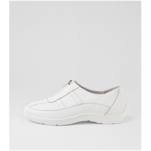 Ziera Woria Xf Zr White Leather White Sneakers Womens Shoes Casual Casual Sneakers
