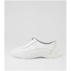 Ziera Woria Xf Zr White Leather White Sneakers Womens Shoes Casual Casual Sneakers