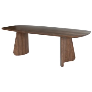 Zuna 2.4m Dining Table - Walnut by Interior Secrets - AfterPay Available