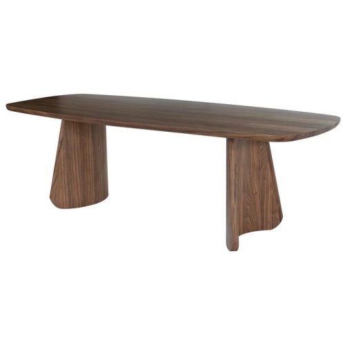 Zuna 2.4m Dining Table - Walnut by Interior Secrets - AfterPay Available