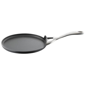 iD3 Hard Anodised Crepe Pan Size 24cm by Baccarat