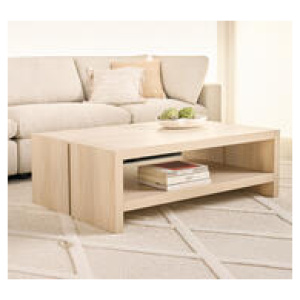 Altino Coffee Table Brown 2 Shelf