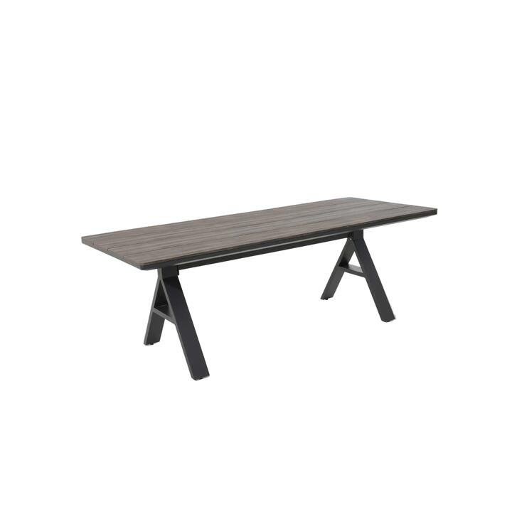 Altona Walnut Outdoor Dining Table - Grey Legs by Interior Secrets - AfterPay Available