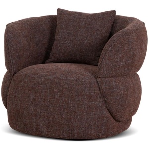 Arima Swivel Armchair - Moss Brown by Interior Secrets - AfterPay Available