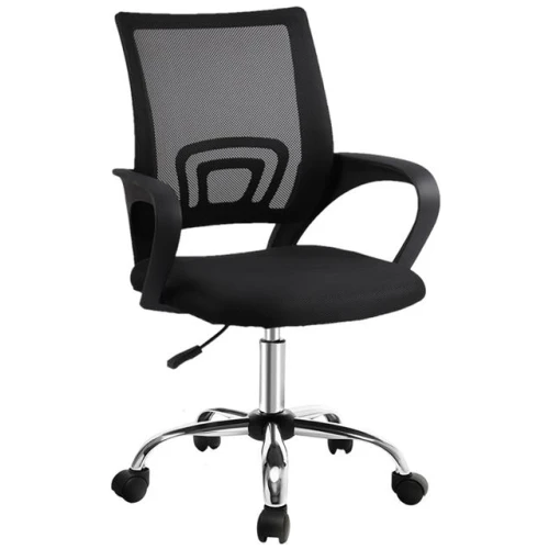 Artiss Mesh Office Chair Mid Back Black