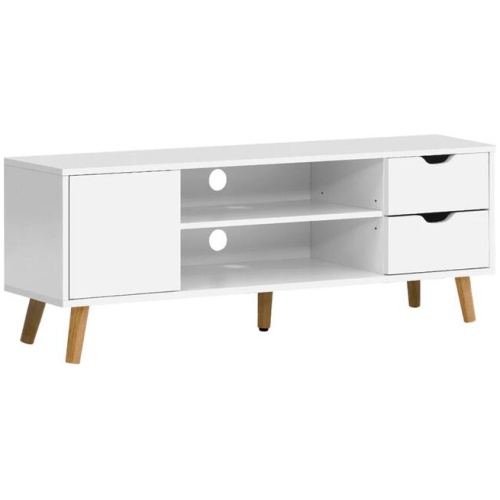 Artiss TV Cabinet Entertainment Unit 120cm White Larin