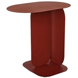 Aveline 45cm Side Table - Burgundy Red by Interior Secrets - AfterPay Available