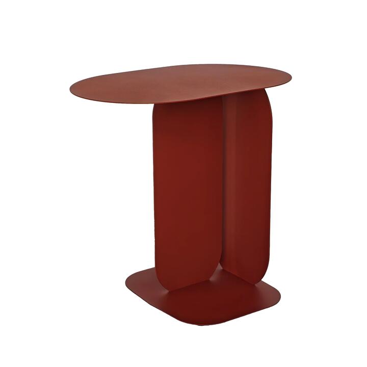 Aveline 45cm Side Table - Burgundy Red by Interior Secrets - AfterPay Available