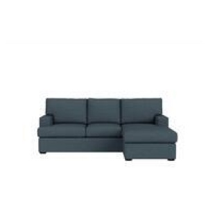 Balmain 3 Seater Chaise Sofa Blue