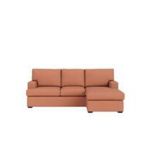 Balmain 3 Seater Chaise Sofa Linden Rose