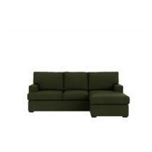 Balmain 3 Seater Chaise Sofa Mason Olive