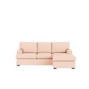 Balmain 3 Seater Chaise Sofa Pink