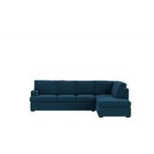 Balmain 5 Seater Modular Sofa With Right Chaise Blue