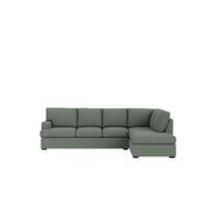 Balmain 5 Seater Modular Sofa With Right Chaise Green