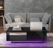 Boston Led Coffee Table Black