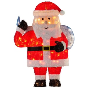Christabelle 81cm Christmas Santa Display with Lights