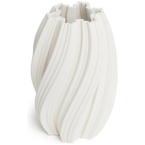 Cleous 31cm Vase - White by Interior Secrets - AfterPay Available