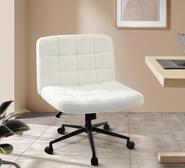 Dhara White Office Chair Black