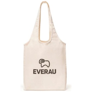 EVERAU® Versatile Hand Carry Shoulder Canvas Tote Bag - Ivory / One Size