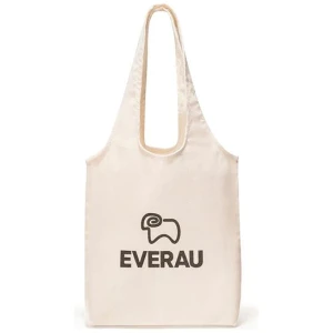 EVERAU® Versatile Hand Carry Shoulder Canvas Tote Bag - Ivory / One Size
