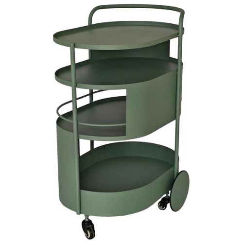 Elvano 63cm Bar Cart - Sage Green by Interior Secrets - AfterPay Available