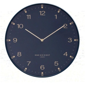 Enna 40cm Wall Clock - Ocean Blue by Interior Secrets - AfterPay Available