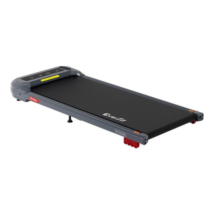 Everfit Treadmill Electric Walking Pad with Incline Under Desk Home Gym Grey