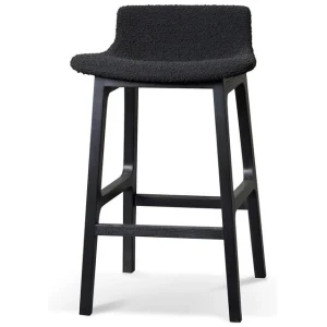 Ex Display - Harris 65cm Bar Stool - Full Black by Interior Secrets - AfterPay Available