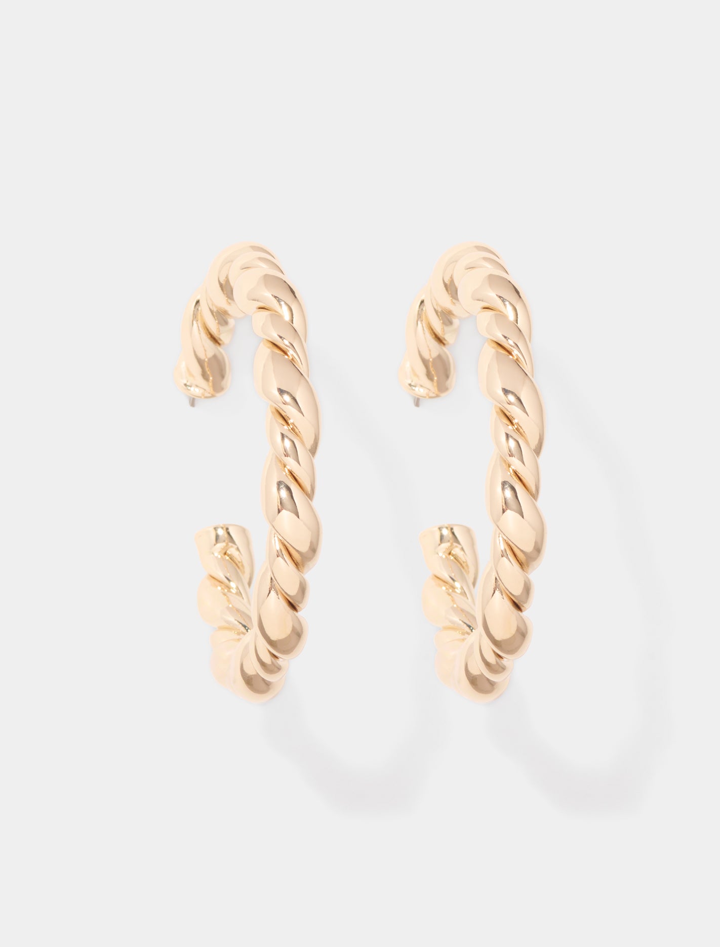 Forever New Women's Abigale Large Twist Hoop Earrings in Gold