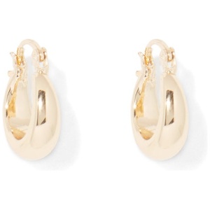 Forever New Women's Dionne Hinge Gold Plated 10mm Hoop Earrings