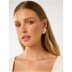Forever New Women's Signature Rylee Rectangle Stud Earrings in Gold