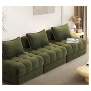 Gallery 3 Seater Sofa Green