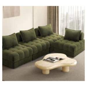 Gallery 4 Seater Sofa Green