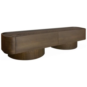 Gidon 2.2m TV Entertainment Unit - Caramel Oak by Interior Secrets - AfterPay Available